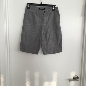 Quick Silver Gray Boys Short Pants Size 27  $23